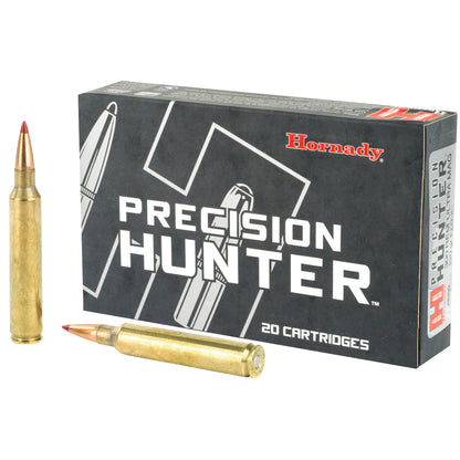 Hornady Precision Hunter 300 Remington Ultra Magnum ELD-X 220-Grain Match-Accurate Hunting Ammunition, 20 Rounds per Box