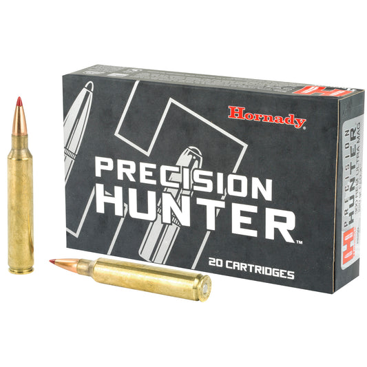 Hornady Precision Hunter 300 Remington Ultra Magnum ELD-X 220-Grain Match-Accurate Hunting Ammunition, 20 Rounds per Box