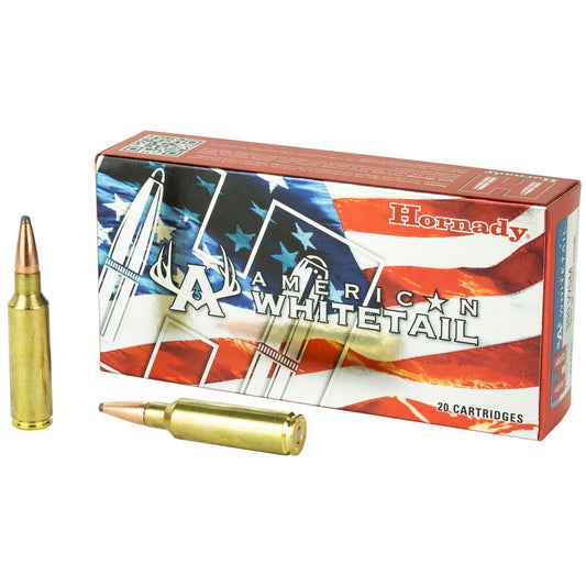 Hornady American Whitetail 300 Winchester Short Magnum 165 Grain InterLock Ammunition (20 Rounds per Box, 200 per Case)