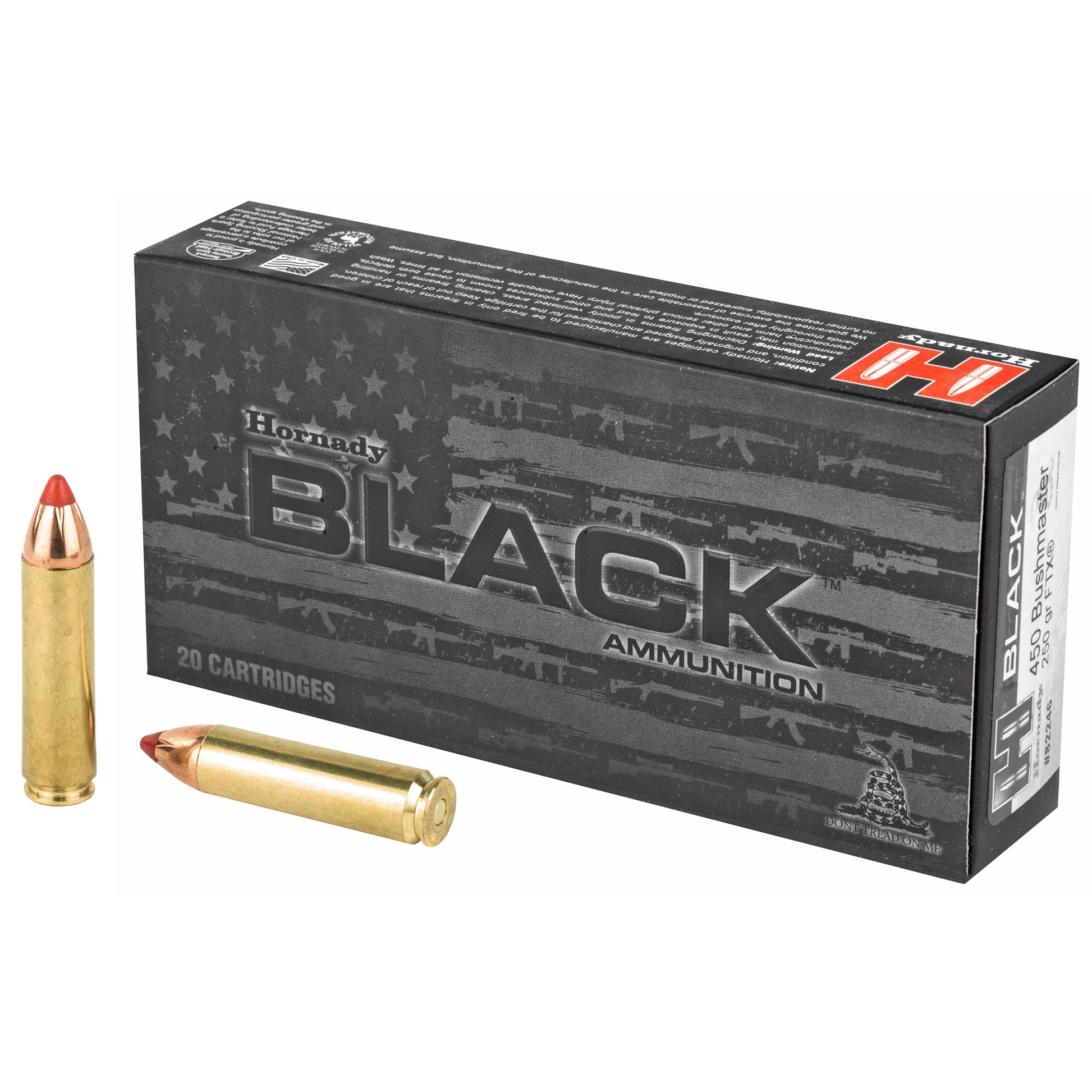 Hornady BLACK 450 Bushmaster 250-Grain FlexTip Ammunition - 20 Rounds