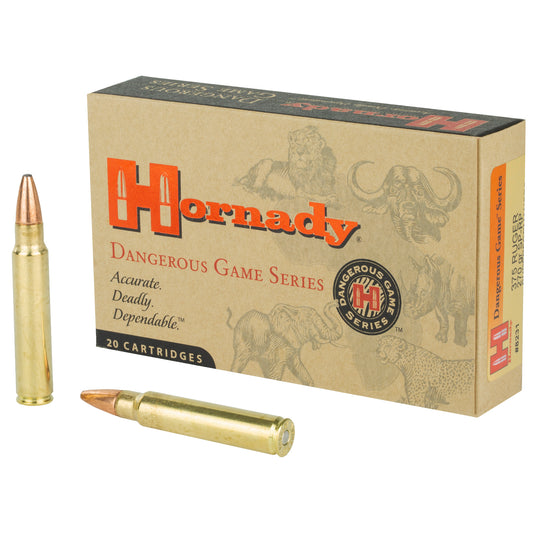 Hornady Dangerous Game Series 375 Ruger 270 Grain Soft Point Ammunition - 20 Rounds per Box