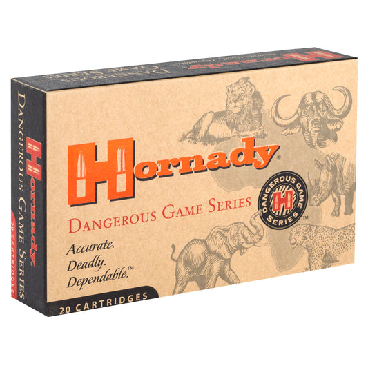 Hornady Dangerous Game Series 375 Ruger 300-Grain DGX Bonded Ammunition - Model HRNDY DG 375RUG 300GR