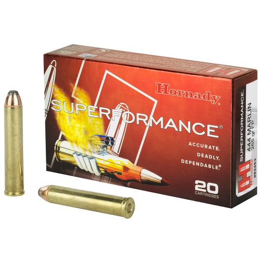 Hornady Superformance InterLock 265-Grain Ammo for 444 Marlin * High-Performance Rifle Rounds