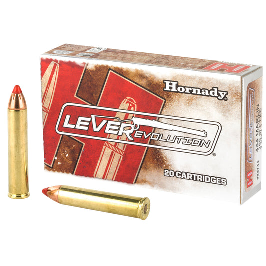 Hornady LeverEvolution 444 Marlin 265-Grain FlexTip Ammo * 20 Rounds per Box, 200 per Case