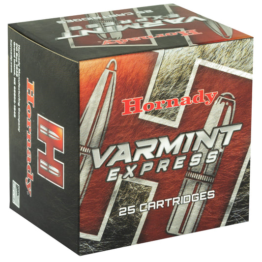 Hornady Varmint Express 22 Hornet 35 Grain V-Max Ammunition (25 Rounds / Box, 250 Rounds / Case)