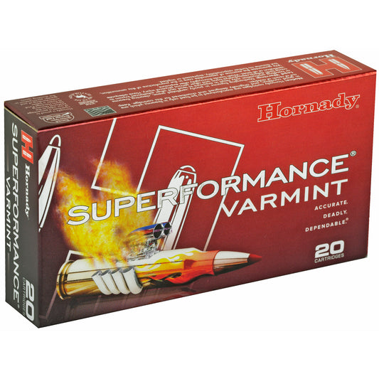 Hornady Superformance Varmint .222 Remington 50 Grain V-Max Bullets - 20 Pack