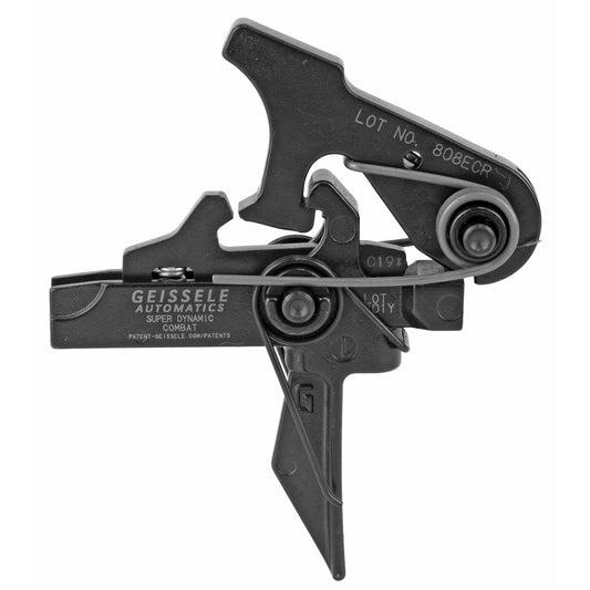 Geissele Automatics Super Dynamic Combat SD-C Trigger - Rugged Nonadjustable Flat Bow for Precision Firearms