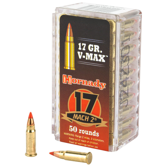 Hornady Varmint Express 17 Hornady Mach 2 V-Max Ammunition * 17 Grain, 50 Rounds