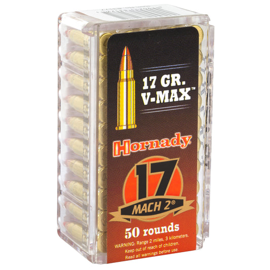 Hornady Varmint Express 17 Hornady Mach 2 V-Max Ammunition * 17 Grain, 50 Rounds