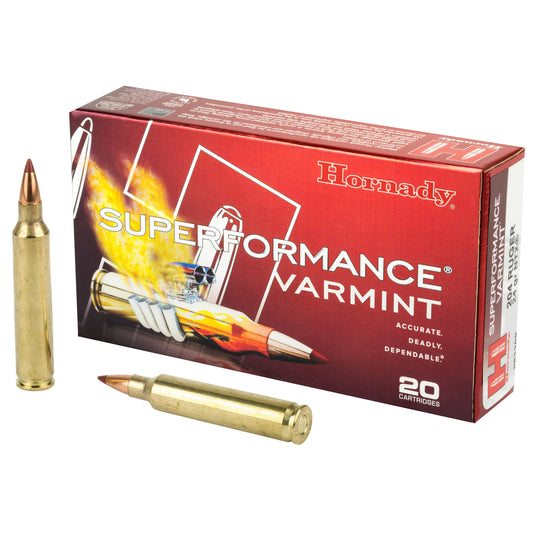 Hornady Superformance Varmint .204 Ruger 24-Grain NTX Ammunition (20 Rounds)