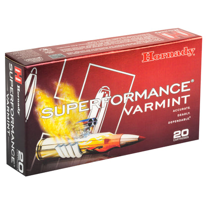Hornady Superformance Varmint .204 Ruger 24-Grain NTX Ammunition (20 Rounds)