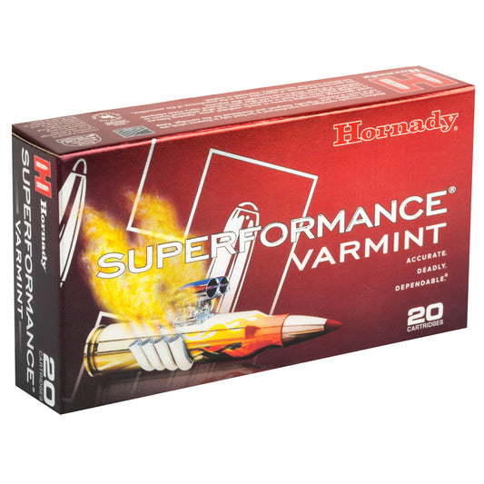 Hornady Superformance Varmint .204 Ruger 24-Grain NTX Ammunition (20 Rounds)