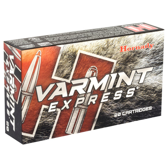 Hornady Varmint Express 220 Swift 55-Grain V-Max Ammo - Pack of 20 Cartridges