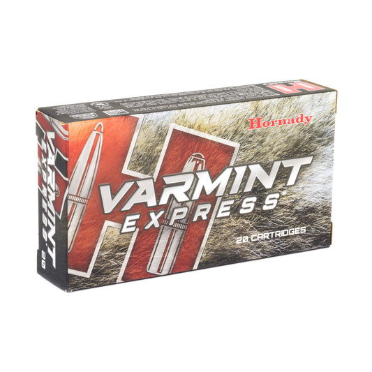 Hornady Varmint Express .223 Remington 55 Grain V-Max Ammunition (20 Rounds)