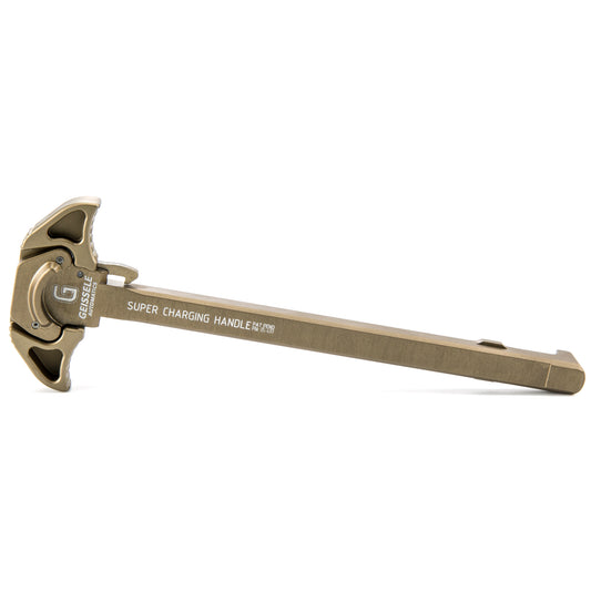 Geissele Automatics Airborne Charging Handle for 5.56 Rifle in Desert Tan (Part Number 05-497S)