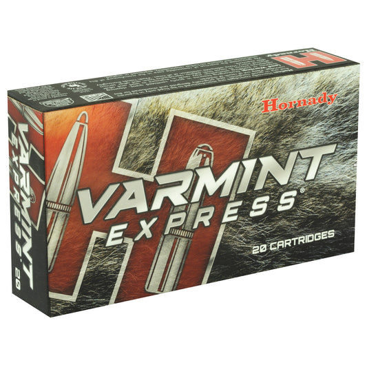 Hornady Varmint Express 22-250 Remington 50-Grain V-Max Ammunition (20 Rounds)