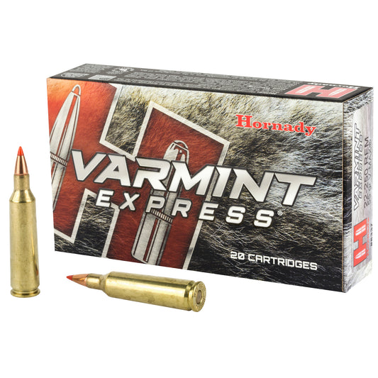Hornady Varmint Express 22-250 Remington 55-Grain V-Max Ammunition * 20 Rounds Per Box