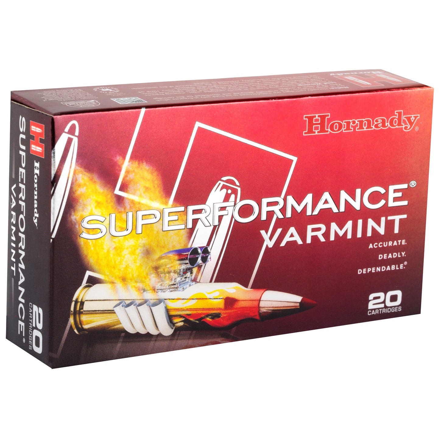 Hornady Superformance Varmint 75 Grain .243 Winchester Ammunition - High Velocity Precision for Varmint Hunting