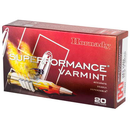 Hornady Superformance Varmint 75 Grain .243 Winchester Ammunition - High Velocity Precision for Varmint Hunting