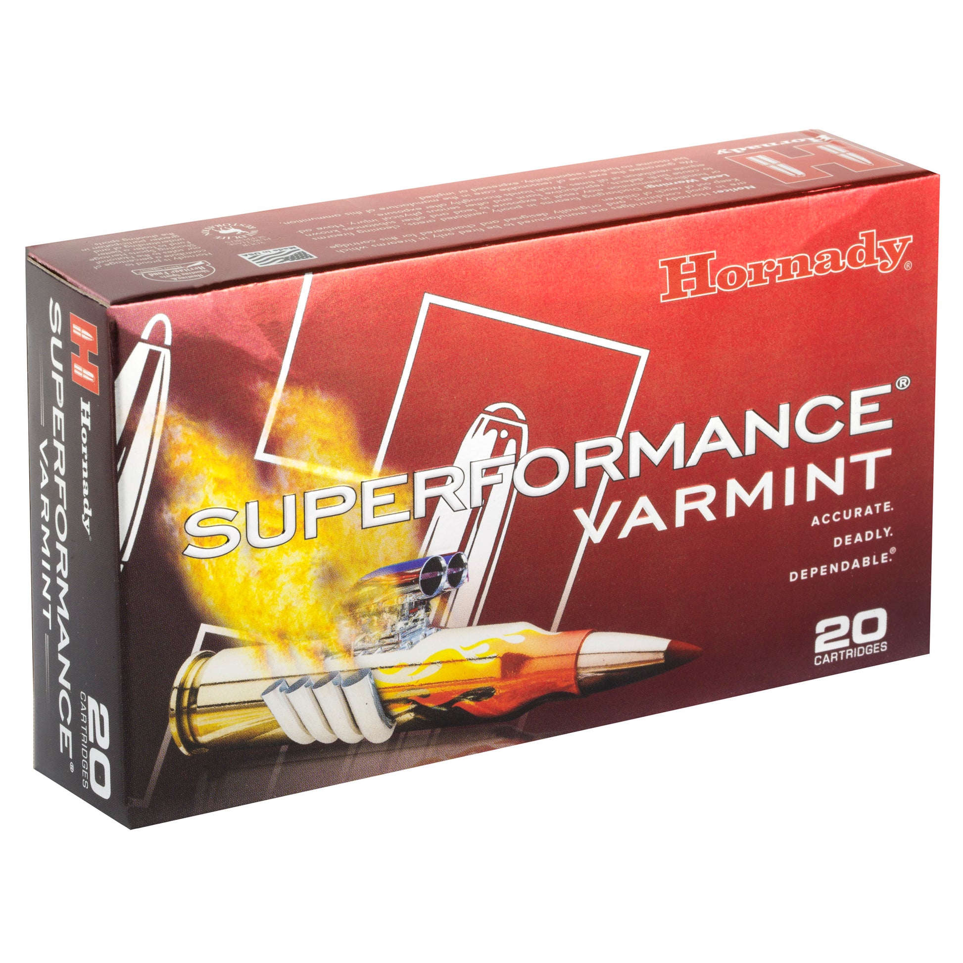 Hornady Superformance Varmint 243 Winchester 58 Grain V-Max Ammunition * High Velocity Precision for Varmint Hunting