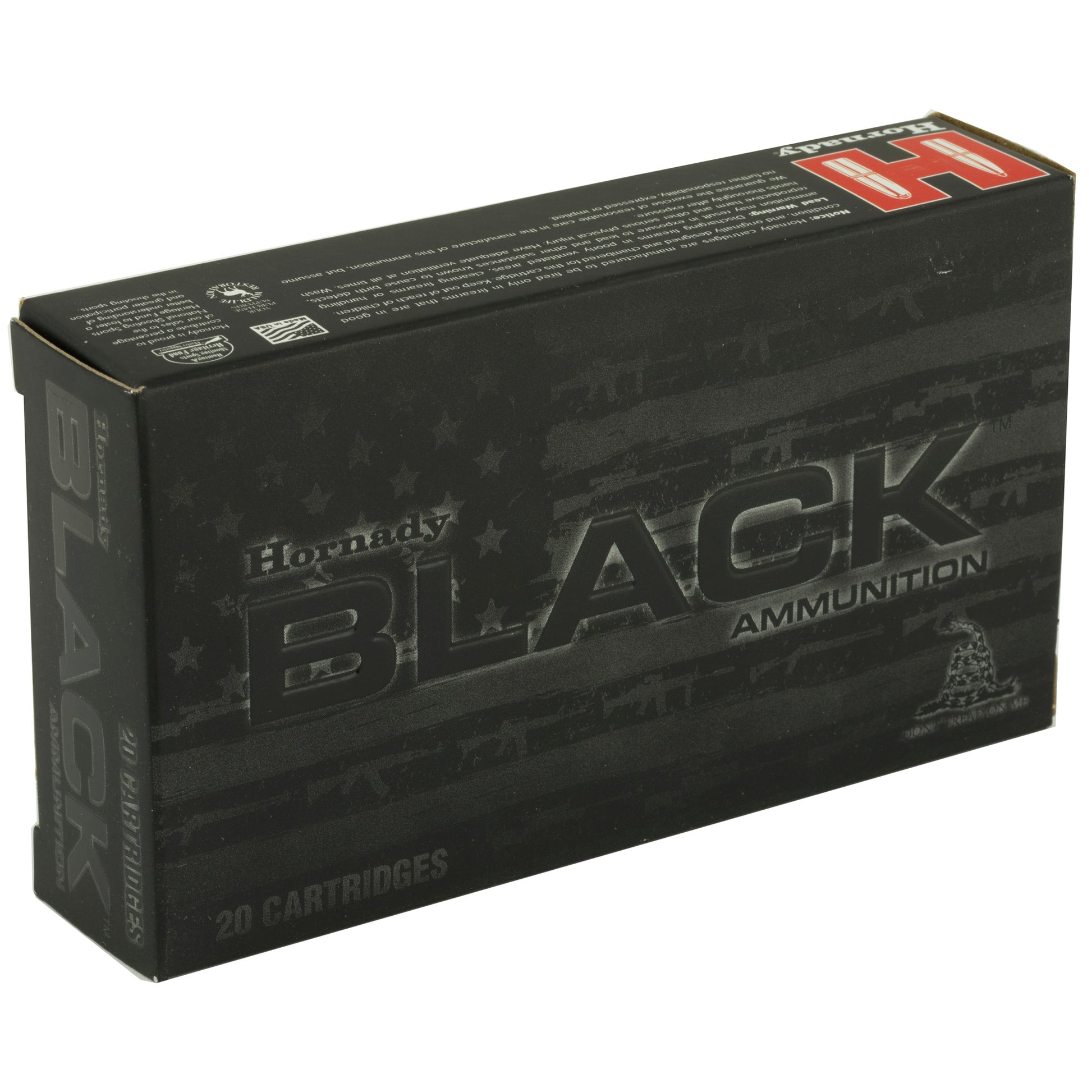 Hornady BLACK 6.8 SPC 110 Grain V-Max Ammunition - 20 Rounds per Box