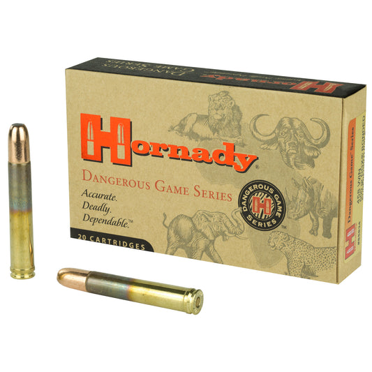 Hornady Dangerous Game Series .458 Winchester Magnum 500-Grain DGX Bonded Ammo (20 Rounds Per Box, 120 Per Case)
