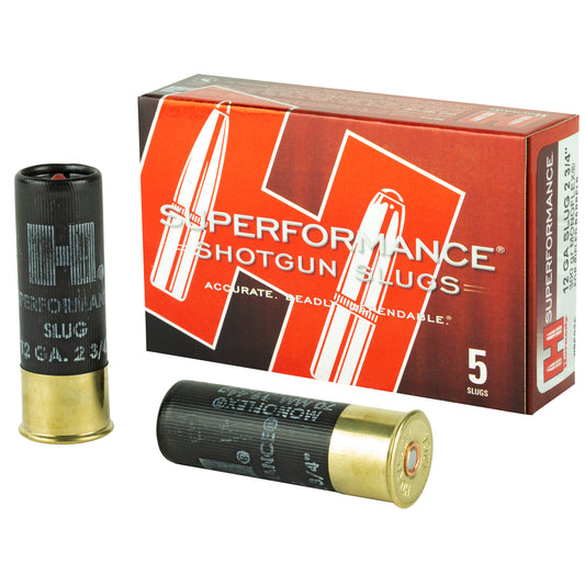 Hornady Superformance 12 Gauge 2.75-Inch 300-Grain MonoFlex Sabot Slug * High-Performance Hunting and Target Shooting