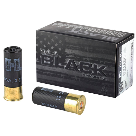 Hornady BLACK 12 Gauge 2.75-inch 00 Buckshot Ammunition * Reliable Performance for Home Defense and Hunting