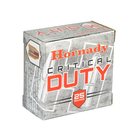 Hornady Critical Duty 9mm +P 124-Grain FlexLock Duty Ammunition - Reliable Barrier Penetration for Personal Protection