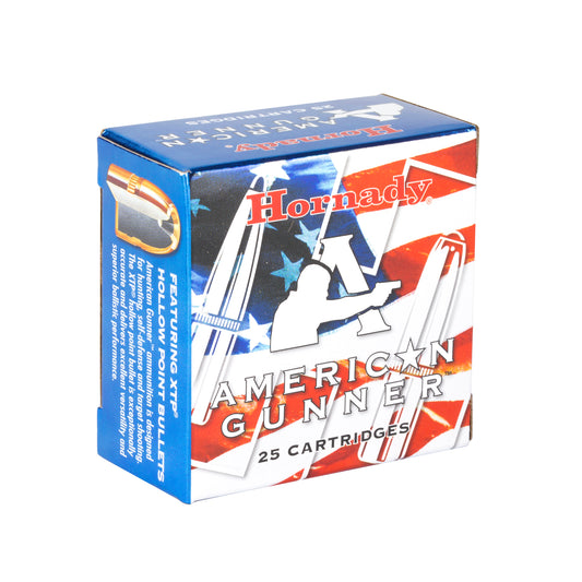 Hornady American Gunner 9mm +P Ammo * 124 Grain XTP Jacketed Hollow Point * Reliable Self-Defense and Target Shooting
