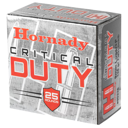 Hornady Critical Duty 9mm +P 135-Grain FlexLock Duty Ammunition * Superior Barrier Penetration for Personal Protection