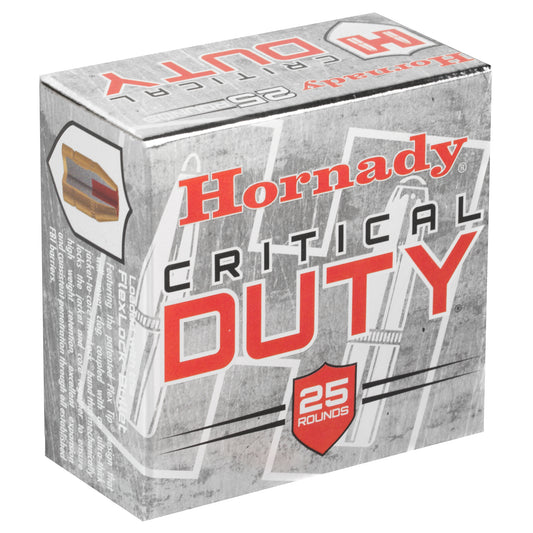 Hornady Critical Duty 9mm 135 Grain FlexLock Duty Ammunition - Full-Size Handgun Performance