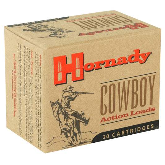 Hornady Custom Cowboy .45 Long Colt Lead Flat Nose Ammunition - 255 Grain, 20 Rounds Per Box