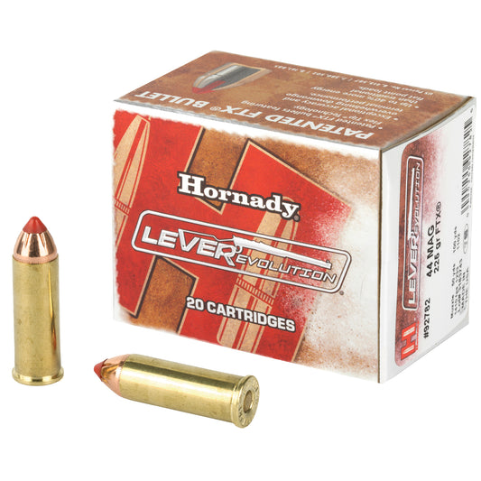Hornady LeverEvolution 44 Magnum 225-Grain FlexTip Ammunition (20 Rounds per Box)