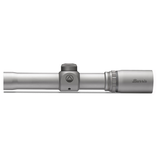Burris Optics Handgun Scope 2x20mm with Plex Reticle * Compact and Reliable Silver Finish