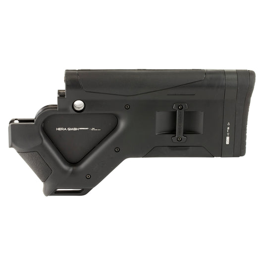 Hera USA HERA12-12CA CQR Fixed Stock for AR-15 Rifle - Compact and Ergonomic Upgrade in Black