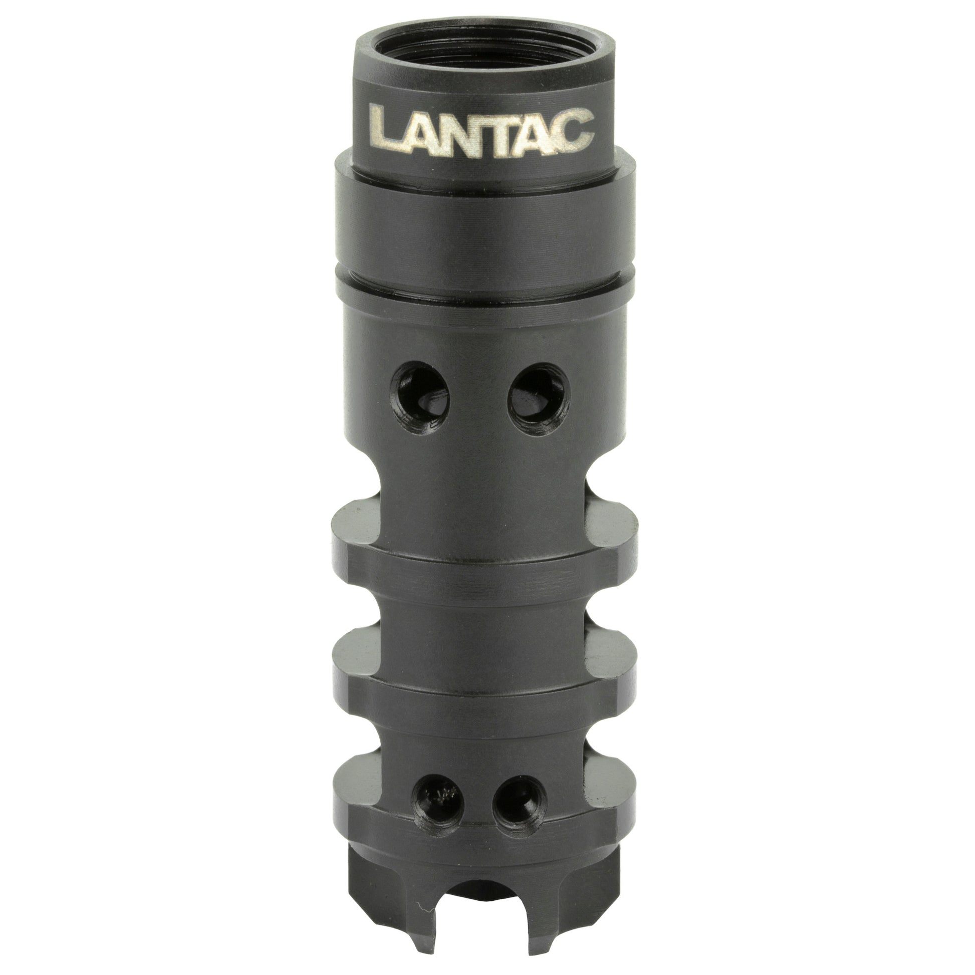 LanTac USA LLC DGN762B LANTAC Dragon Muzzle Brake for AR10, 308 & 300 Blackout Rifles, 5/8x24 Thread