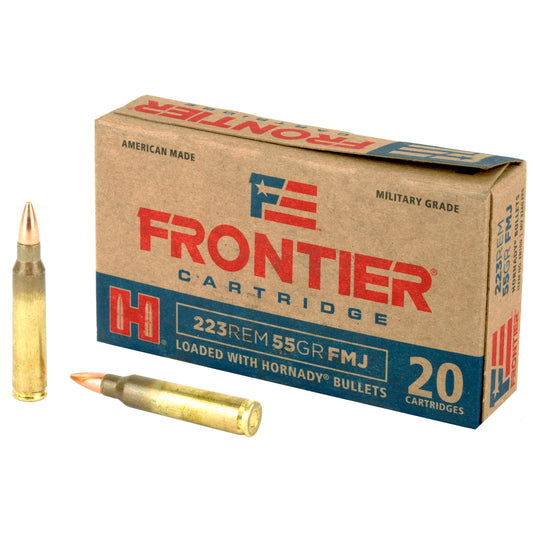 Frontier Cartridge Lake City 223 Remington 55 Grain FMJ Ammunition - Pack of 20