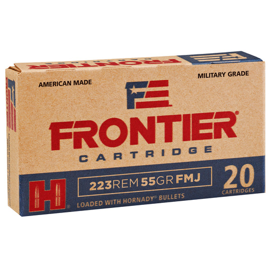 Frontier Cartridge Lake City 223 Remington 55 Grain FMJ Ammunition - Pack of 20