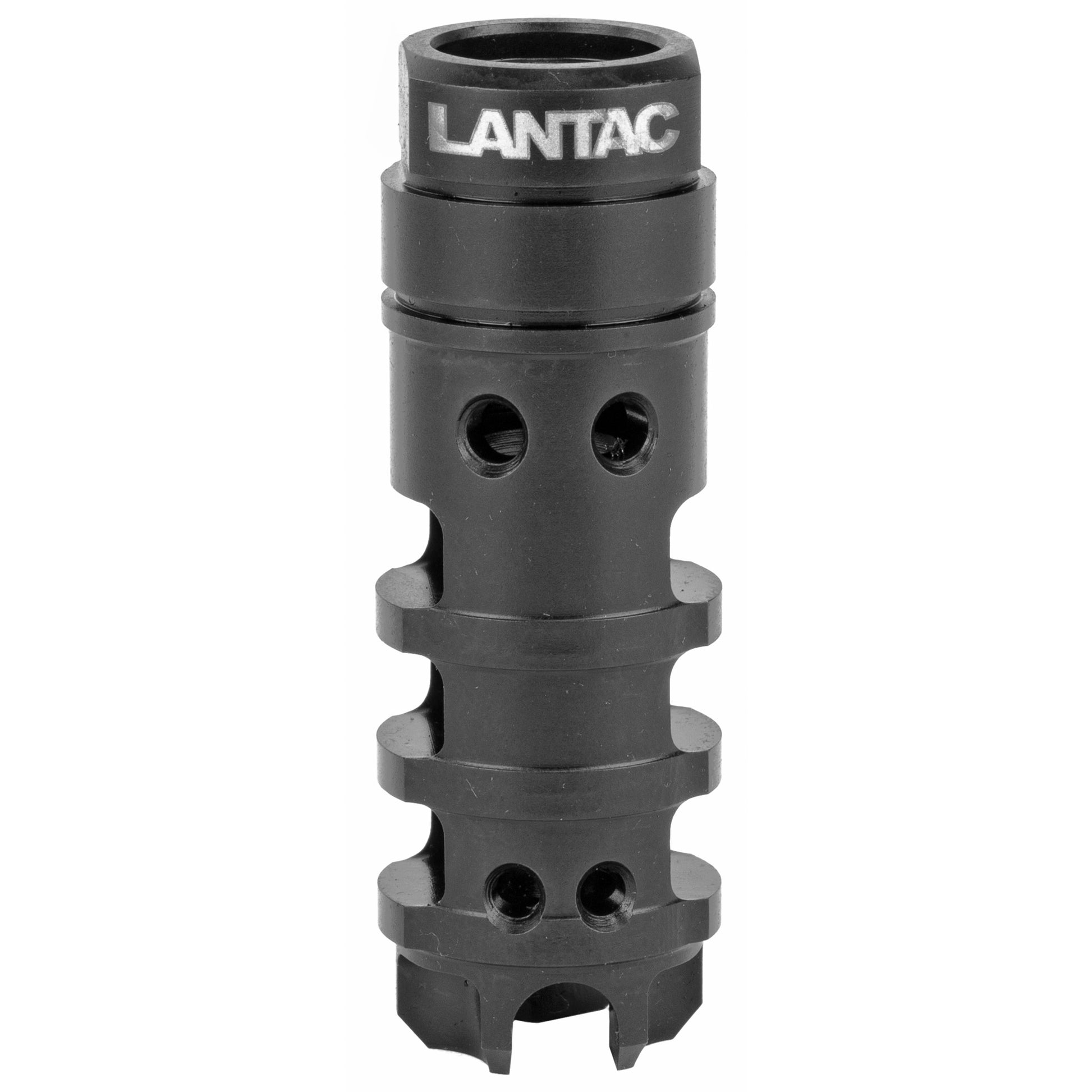 Lantac USA Dragon 7.62x39 Muzzle Brake for AK-47 Rifles * Black, 14x1 Thread Pattern