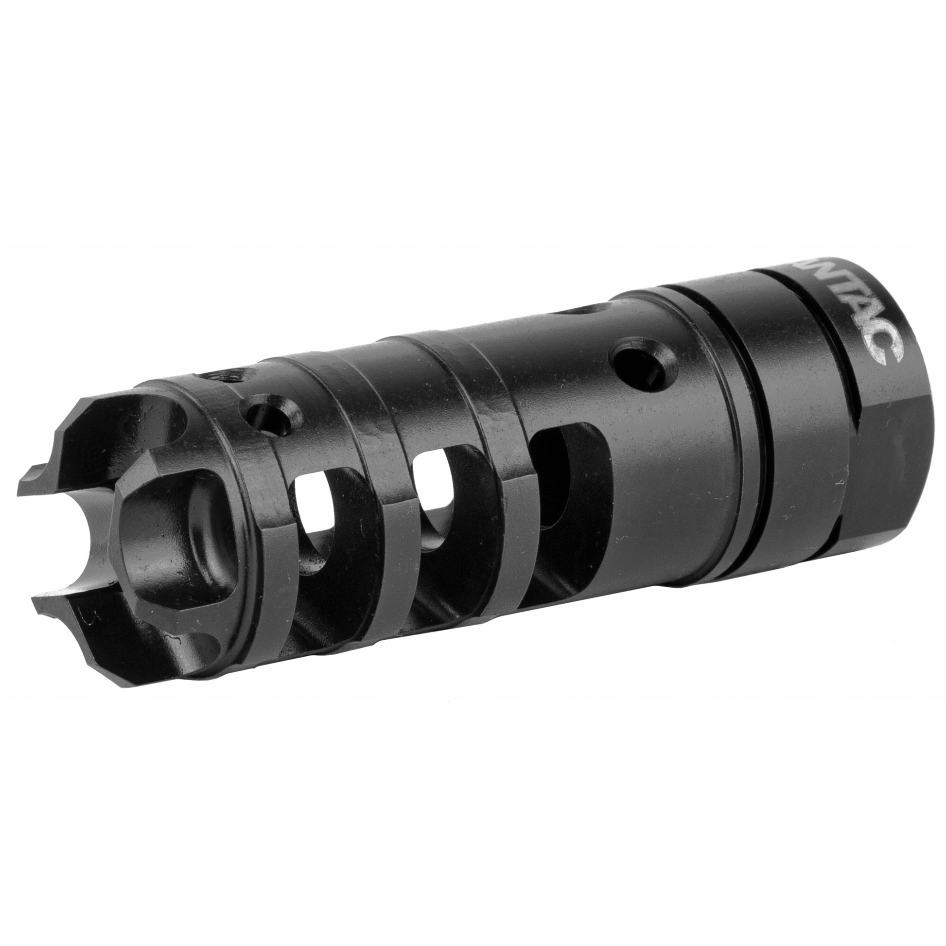 Lantac USA Dragon 7.62x39 Muzzle Brake for AK-47 Rifles * Black, 14x1 Thread Pattern