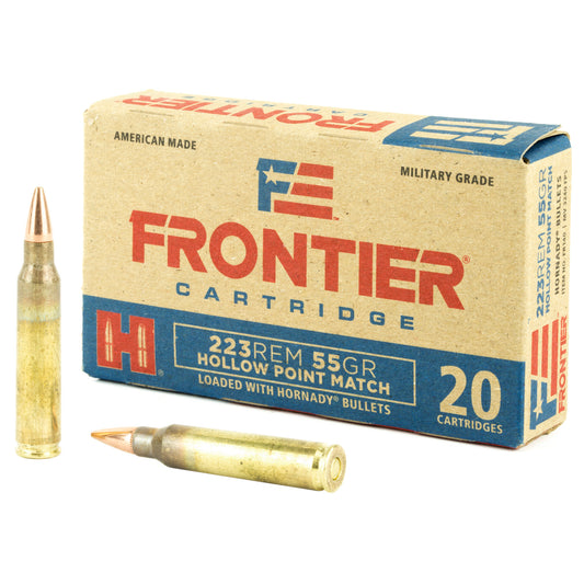 Frontier Cartridge Lake City 223 Remington 55 Grain Hollow Point Ammunition - 20 Rounds