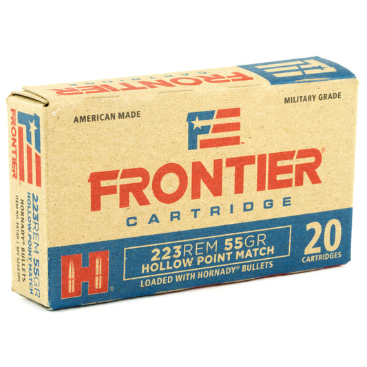 Frontier Cartridge Lake City 223 Remington 55 Grain Hollow Point Ammunition - 20 Rounds