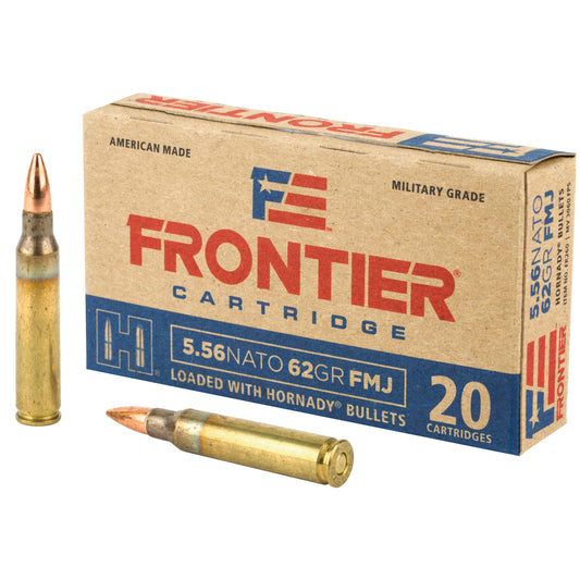 Frontier Cartridge Lake City 556 NATO 62 Grain FMJ Ammunition (20 Round Box)