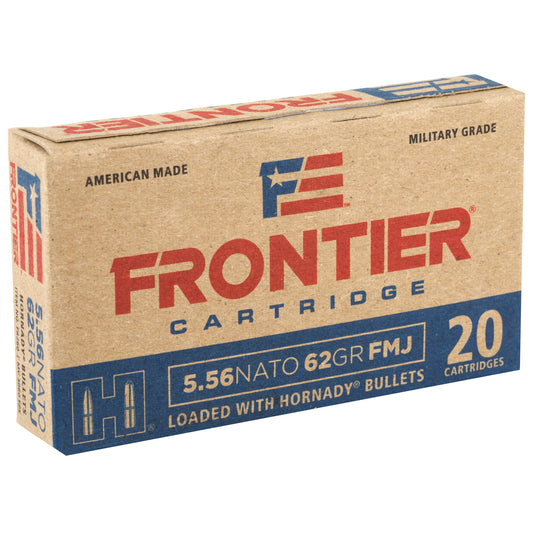 Frontier Cartridge Lake City 556 NATO 62 Grain FMJ Ammunition (20 Round Box)