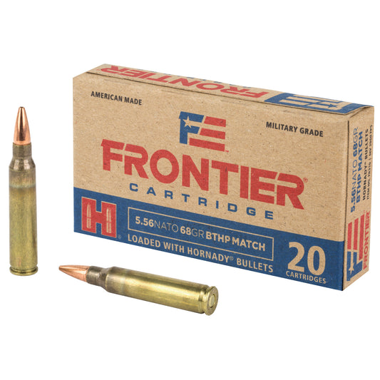 Frontier Cartridge 556 NATO 68 Grain Boat Tail Hollow Point Ammunition - Pack of 20