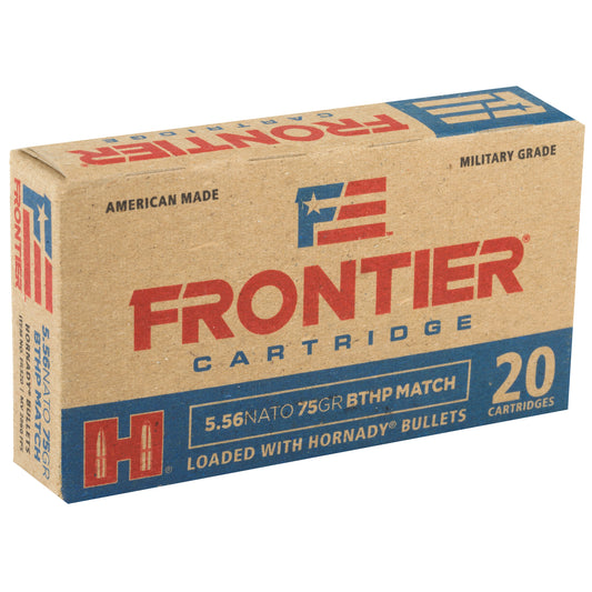 Frontier Cartridge Lake City 556 NATO 75-Grain Boat Tail Hollow Point Ammunition (20 Rounds)