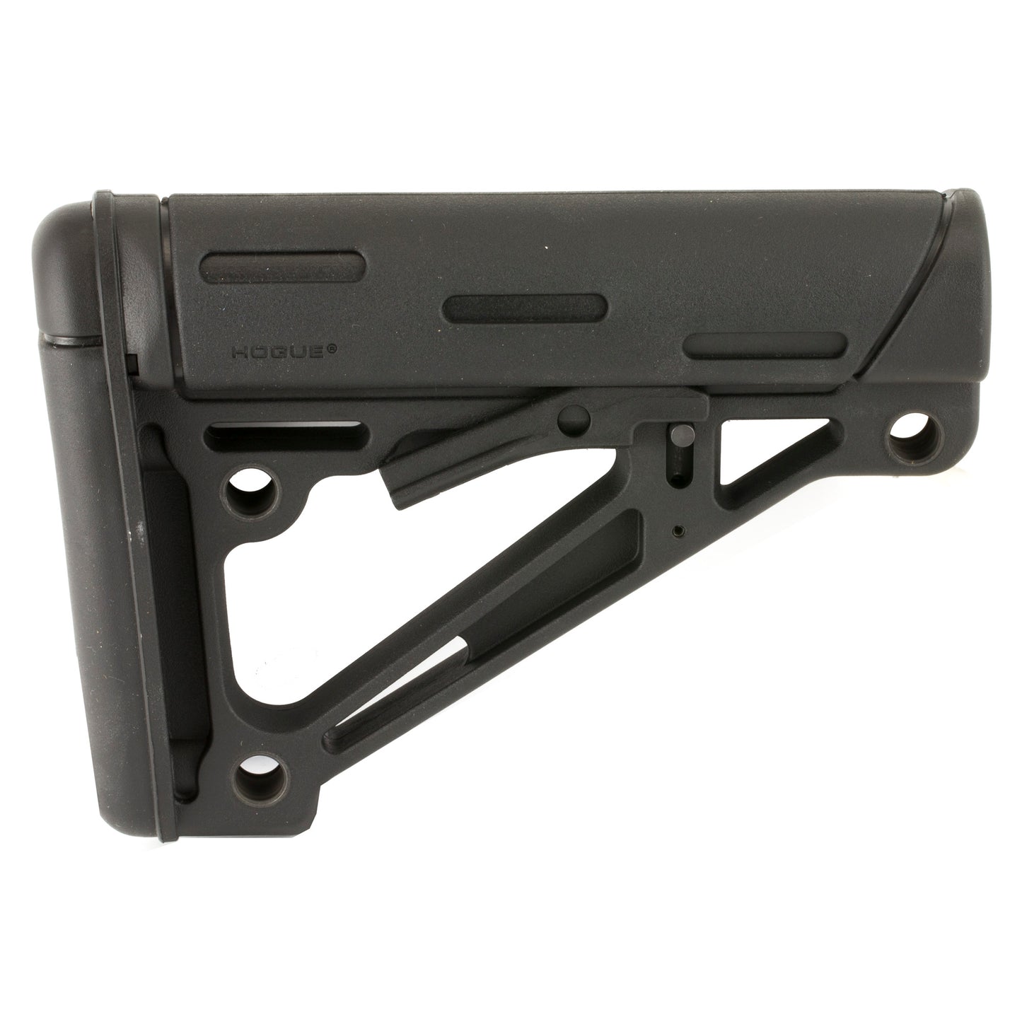 Hogue AR-15 Collapsible Stock with Overmolded Rubber for Enhanced Comfort and Control - Part Number 15050