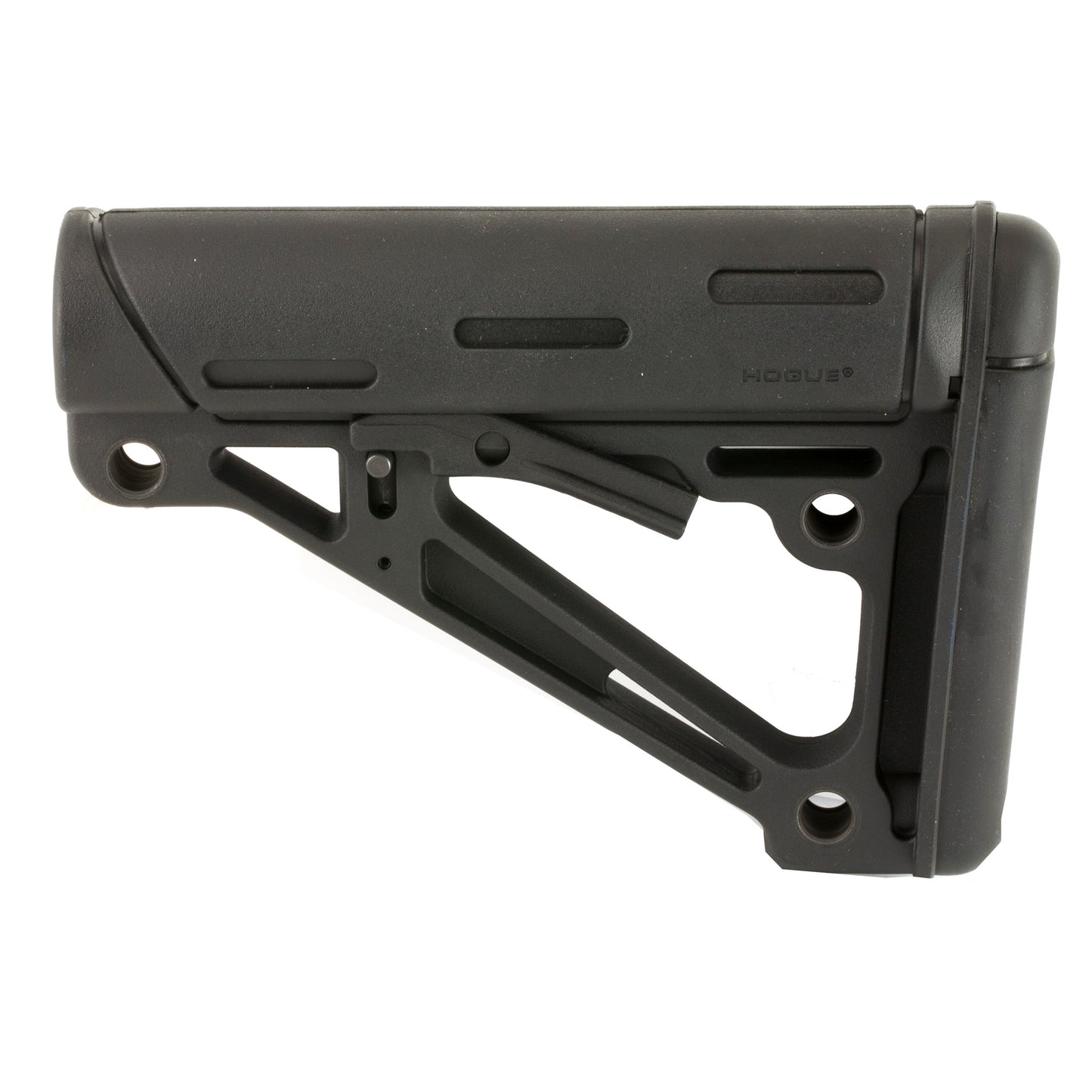 Hogue AR-15 Collapsible Stock with Overmolded Rubber for Enhanced Comfort and Control - Part Number 15050