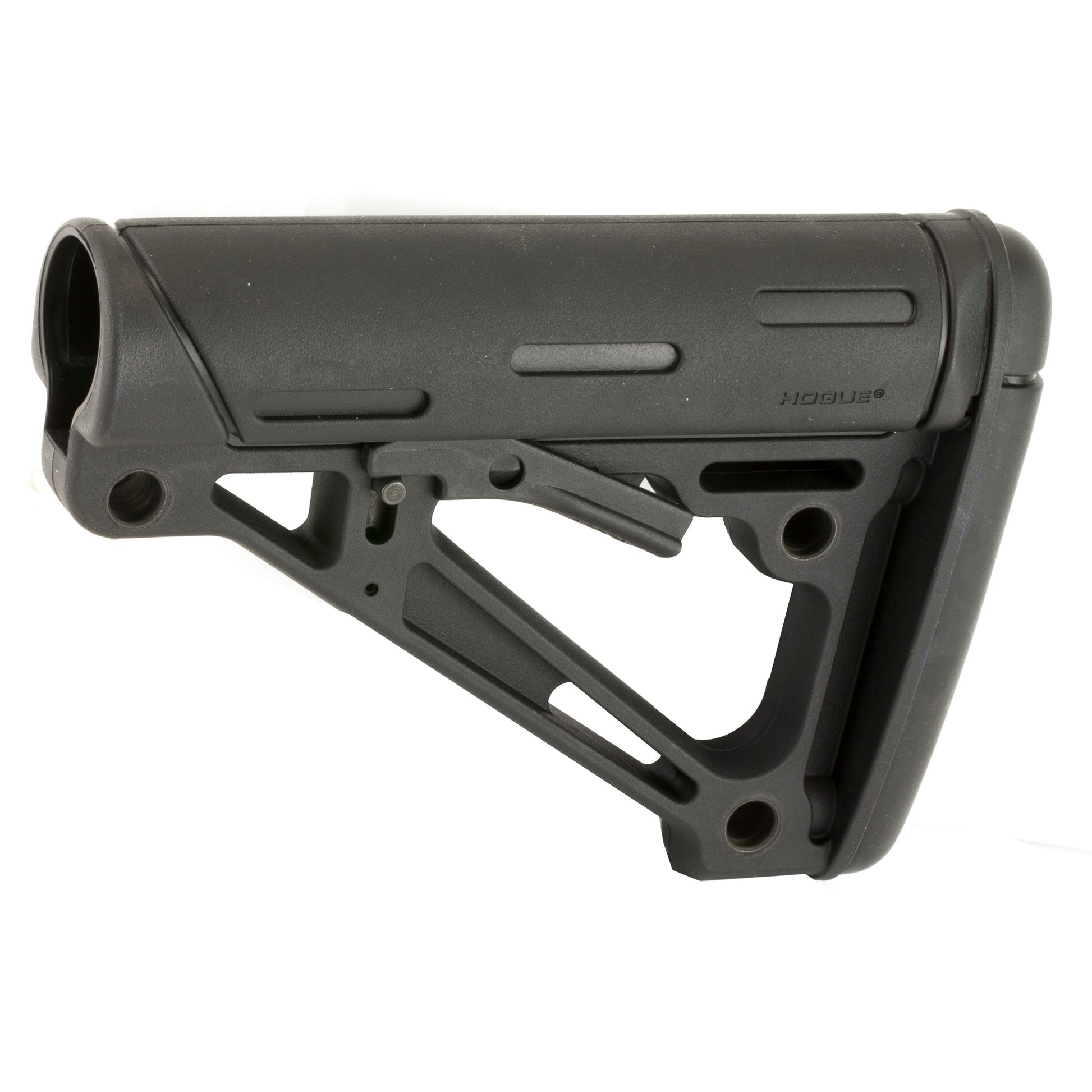 Hogue AR-15 Collapsible Stock with Overmolded Rubber for Enhanced Comfort and Control - Part Number 15050